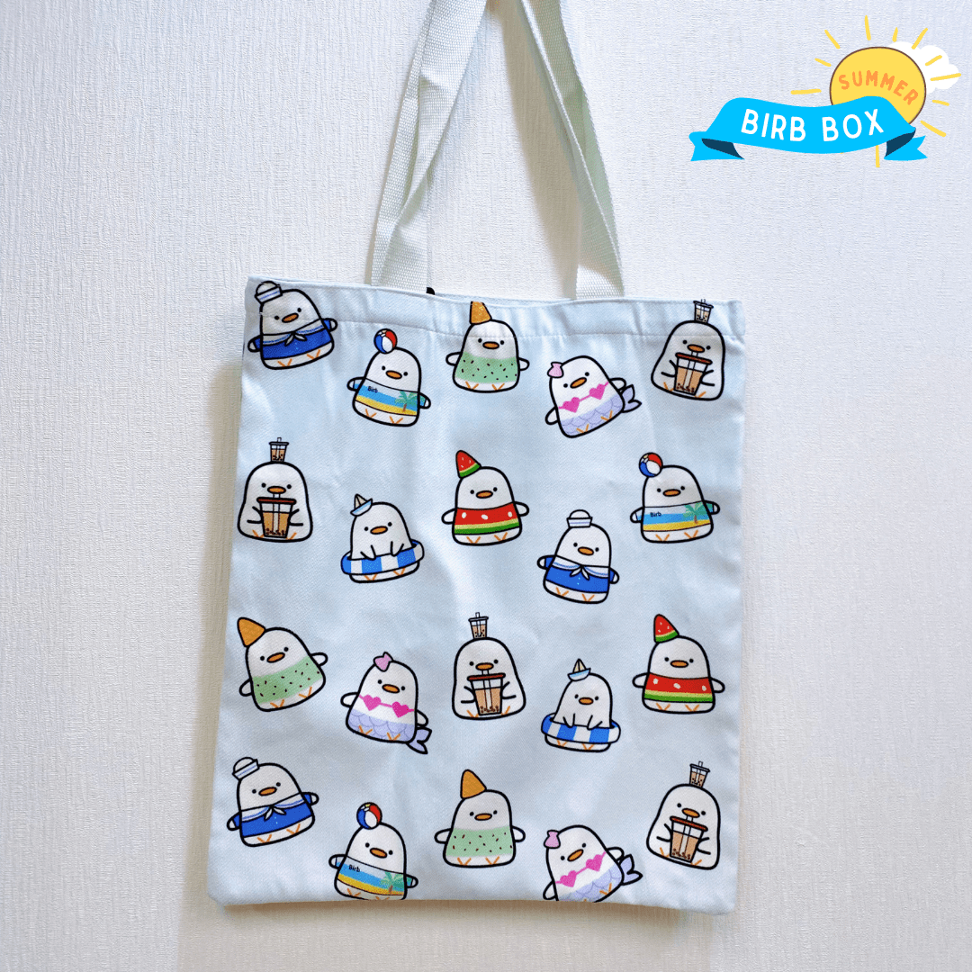 BunnyAndYarn Summer Birb Tote Bag